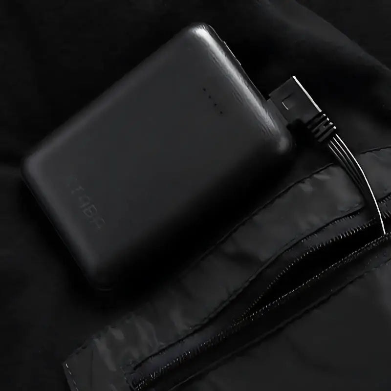 Doudoune chauffante homme avec batterie sans manche