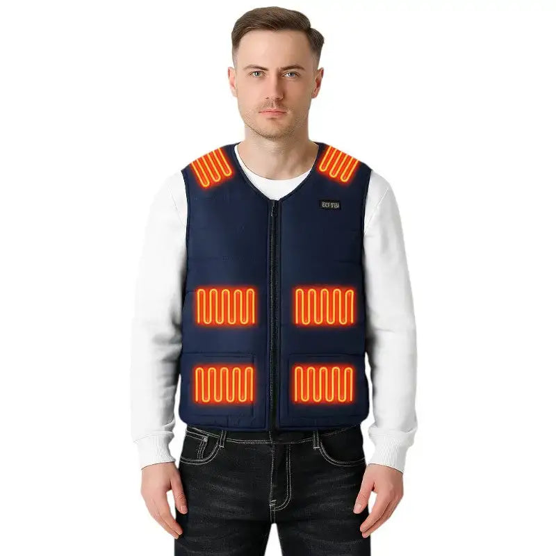 Gilet chauffant homme grande taille 3xl