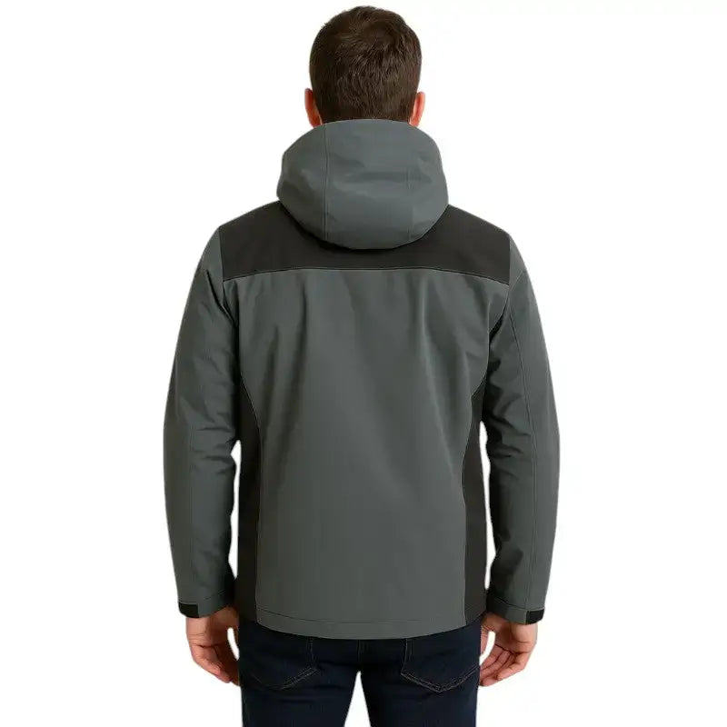 Veste randonnée grise imperméable