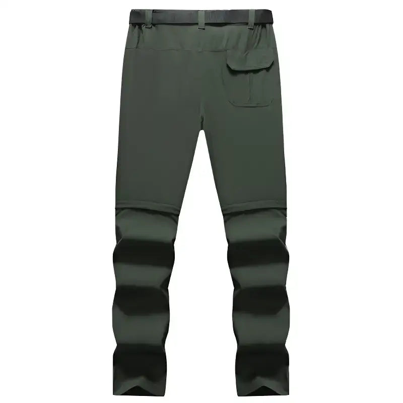 Pantalon trekking vert polyvalent