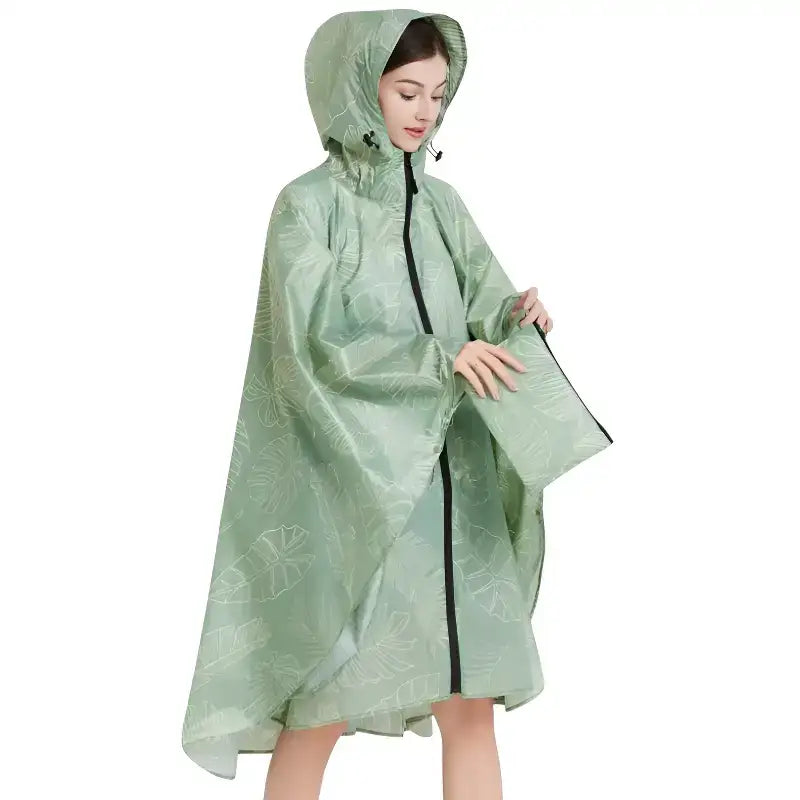 Poncho pluie femme coupe-vent imperméable