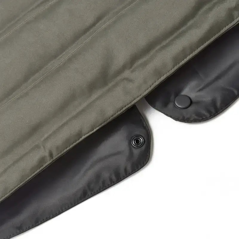 Gilet chauffant homme vert urbain