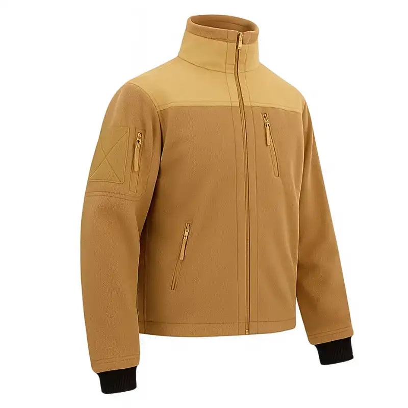 Polaire tactique style militaire tan