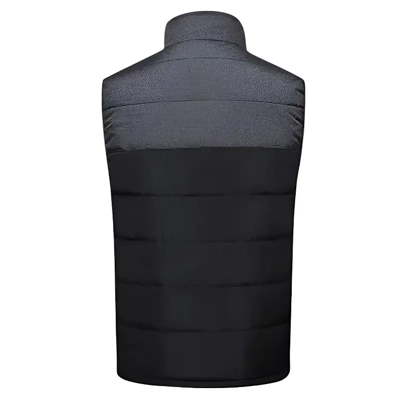 Gilet chauffant homme sans manche polyester
