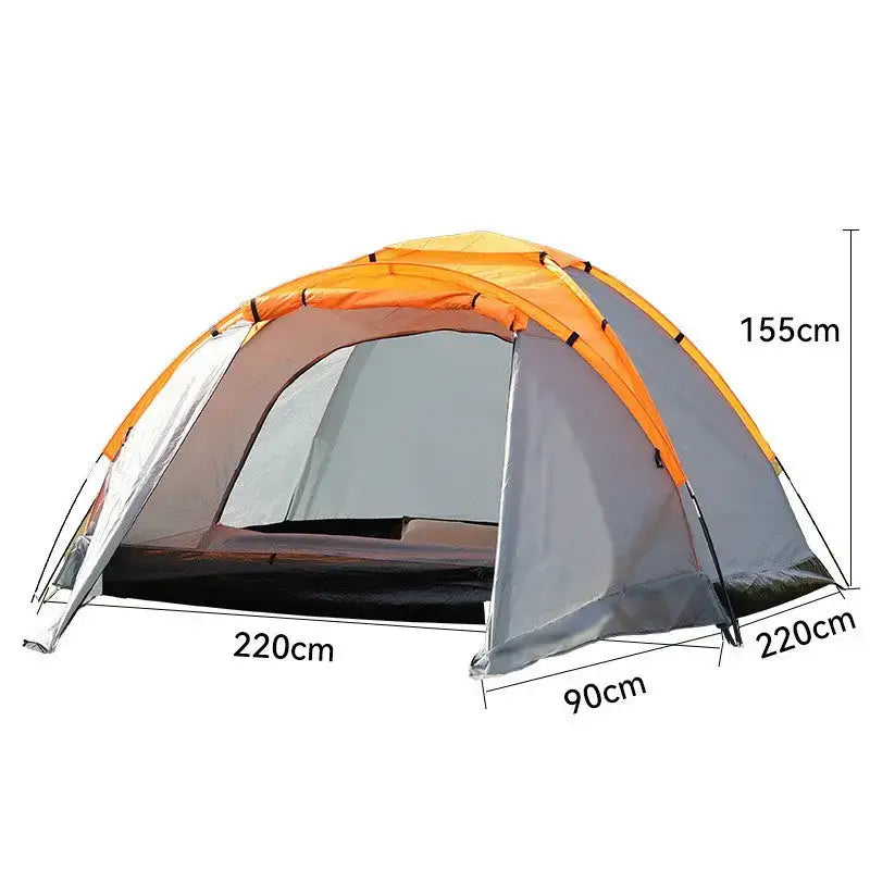 Tente dôme 3 places camping sol étanche