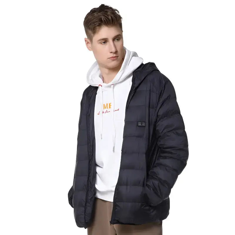 Veste homme chauffante plein air