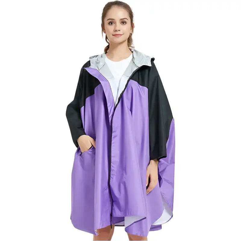 Poncho de pluie femme
