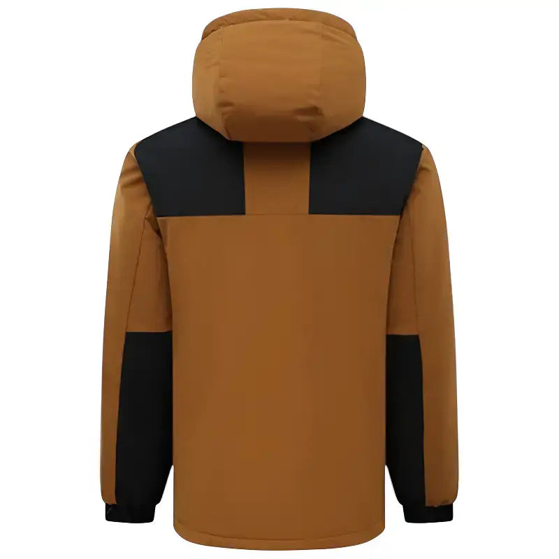 Homme veste chauffante imperméable