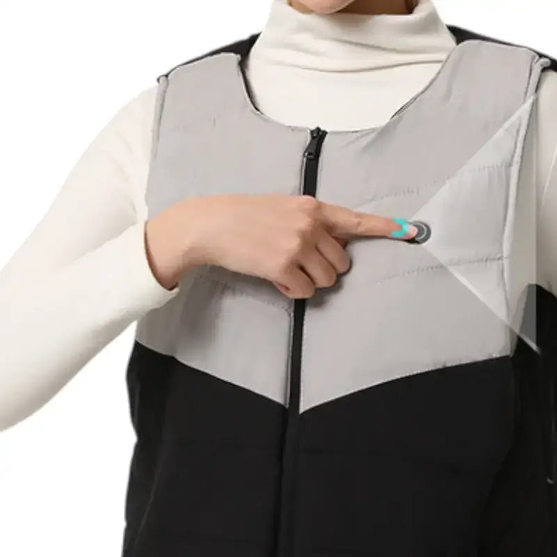 Gilet chauffant ski sans manches