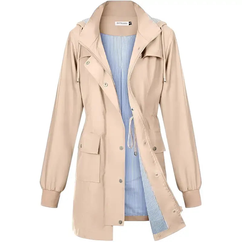 Parka imperméable femme mi-longue