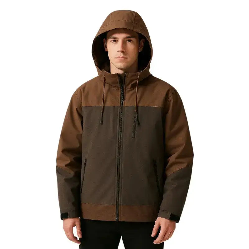 Veste homme bicolore streetwear hiver