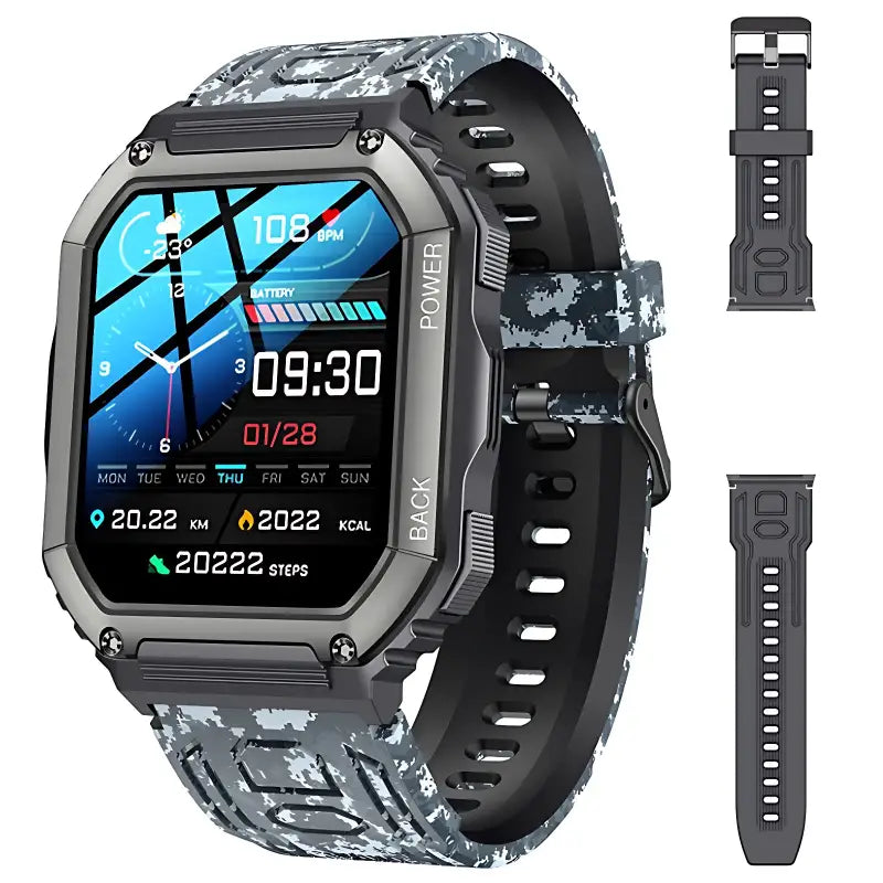 Montre connectée fitness écran tactile