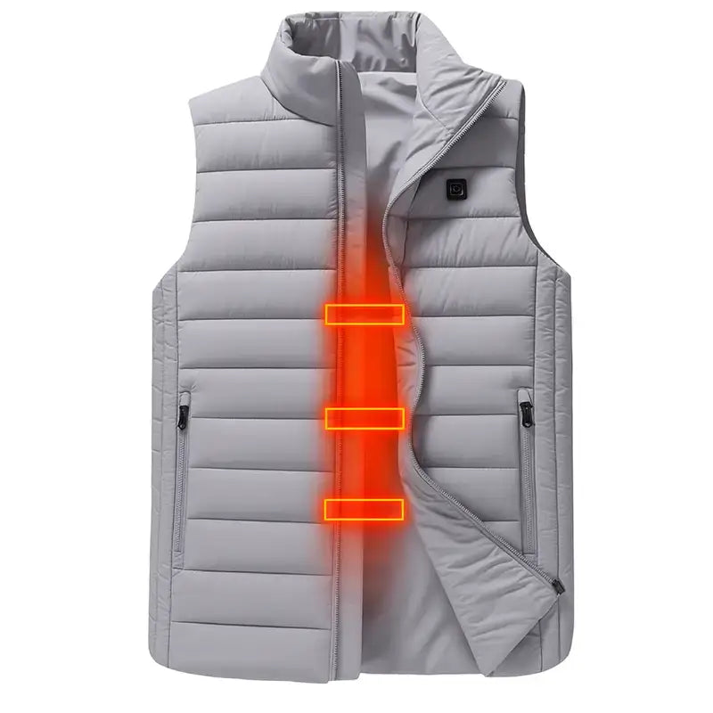 Gilet chauffante homme outdoor randonnée