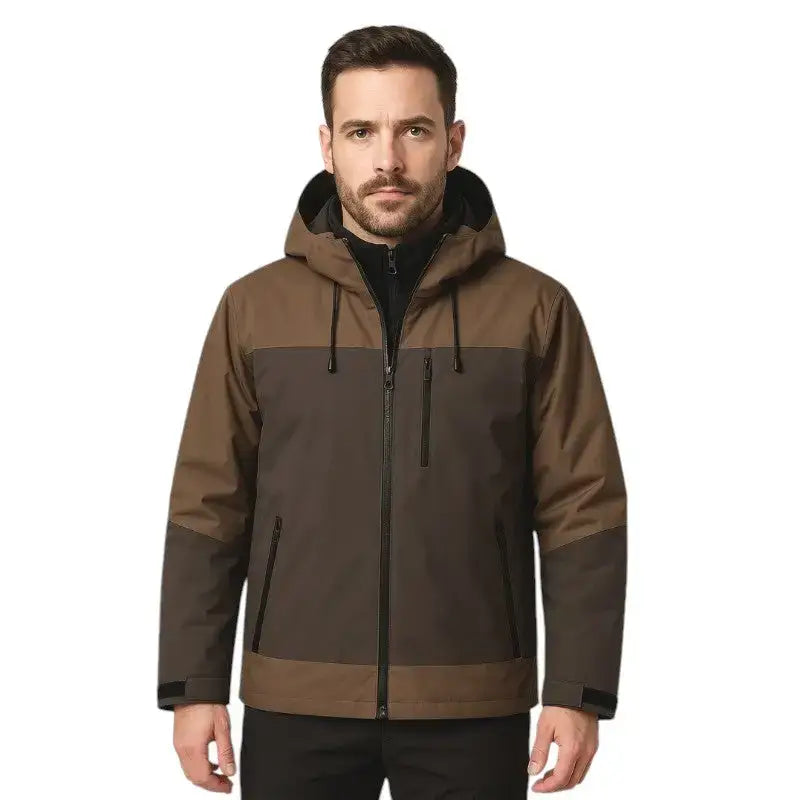 Veste randonnée homme 3 en 1 polaire amovible