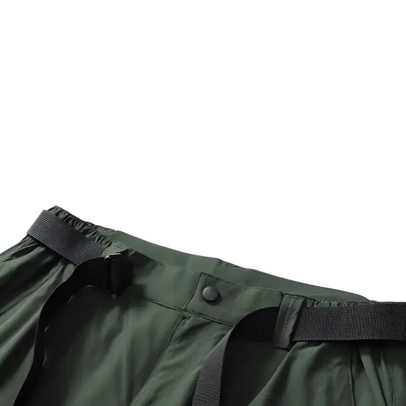 Pantalon trekking vert polyvalent