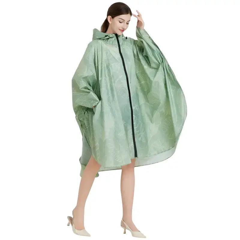 Poncho pluie femme coupe-vent imperméable