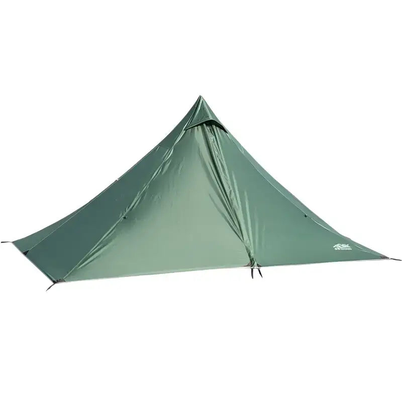 Tente camping pyramide montage bâton