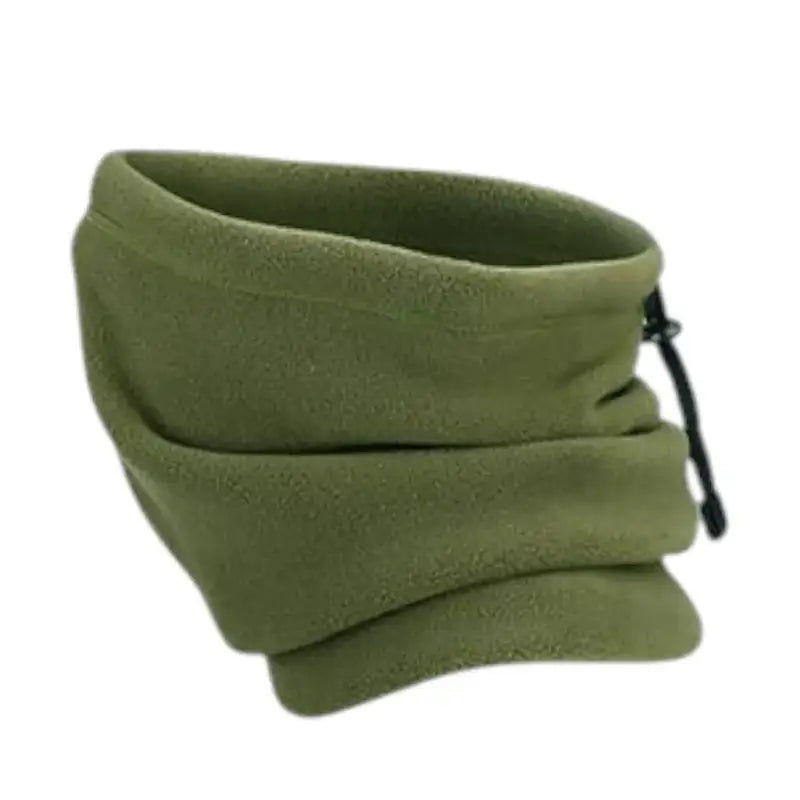 Tour de cou polaire noir militaire