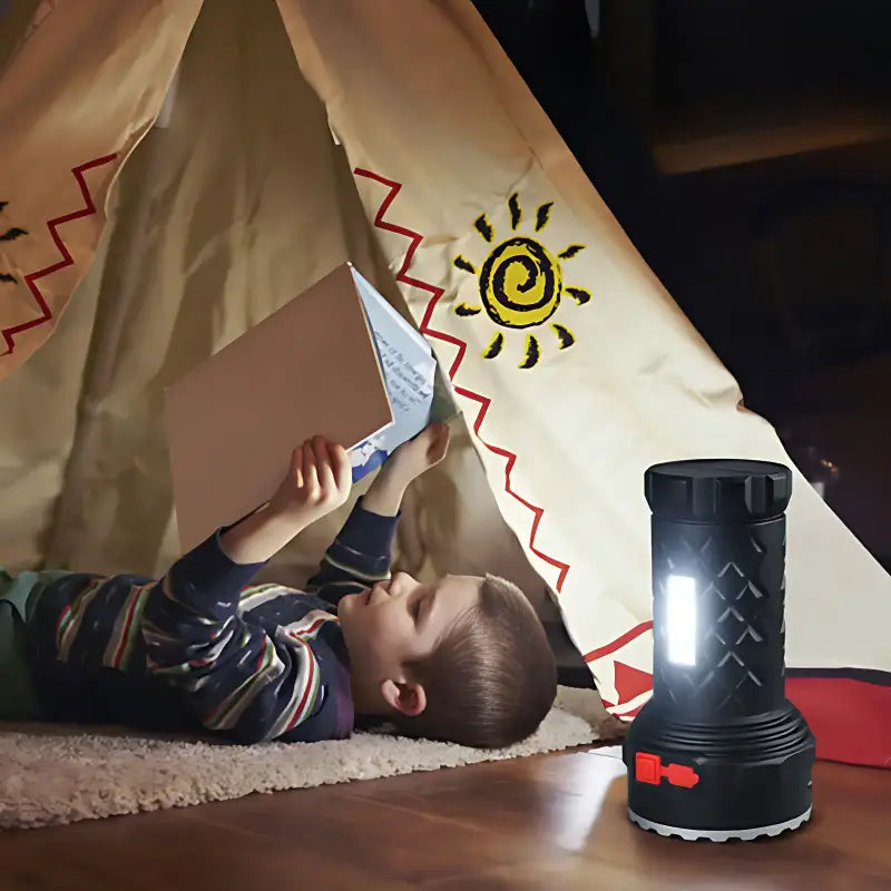 Lampes torches puissantes rechargeables