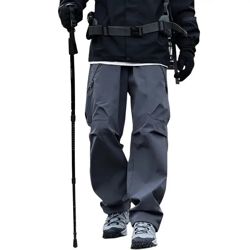 Pantalon cargo trekking hiver doublure polaire