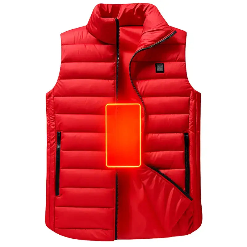 Gilet chauffante homme outdoor randonnée