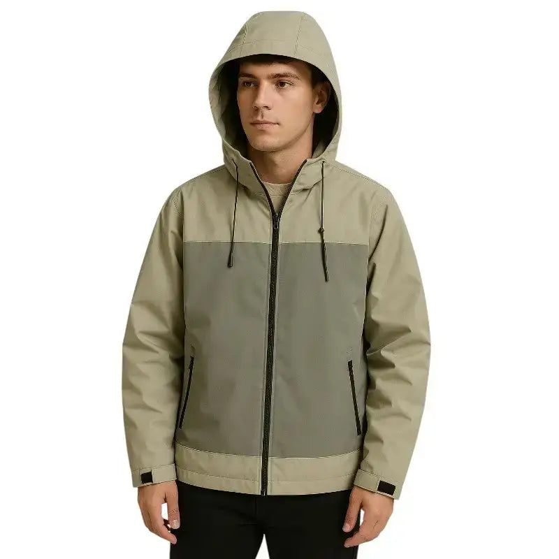 Veste homme bicolore streetwear hiver