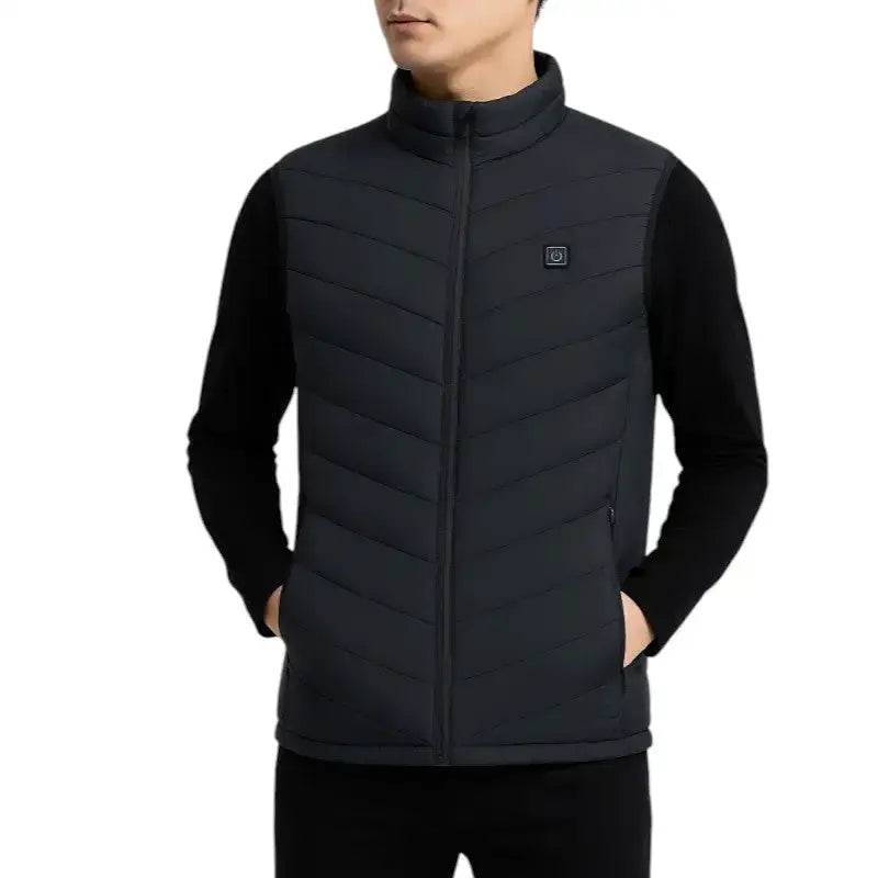 Gilet chauffant homme grande taille polyvalent