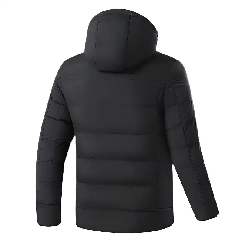Doudoune chauffante capuche hiver
