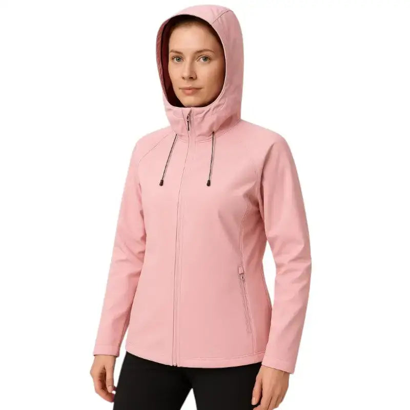 Veste softshell polaire femme chaude capuche