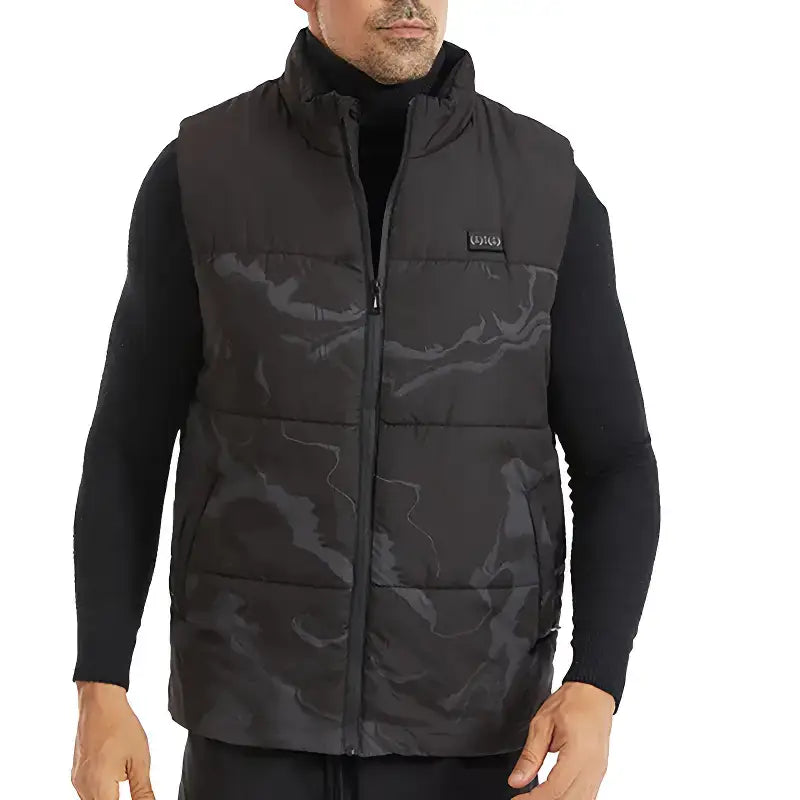 Gilet chauffant homme camouflage