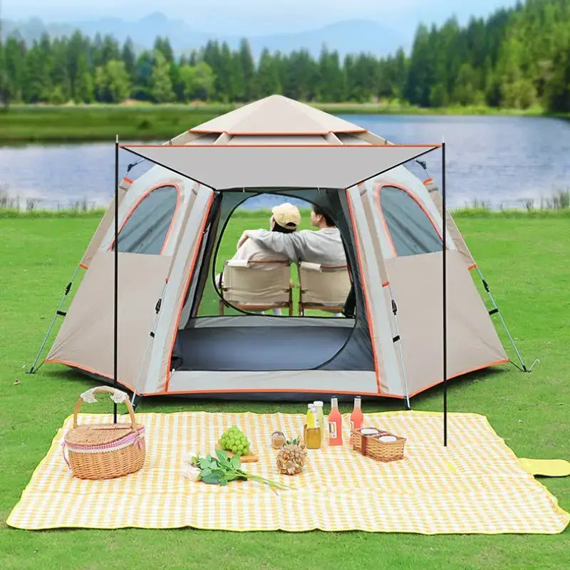 Tente camping ouverture automatique standard