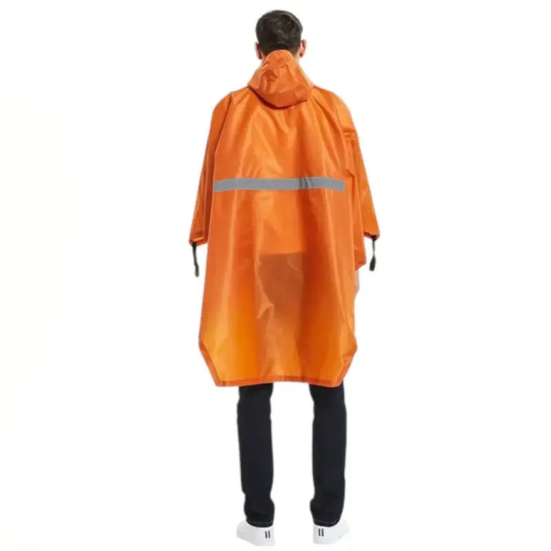 Poncho chasse orange haute visibilité