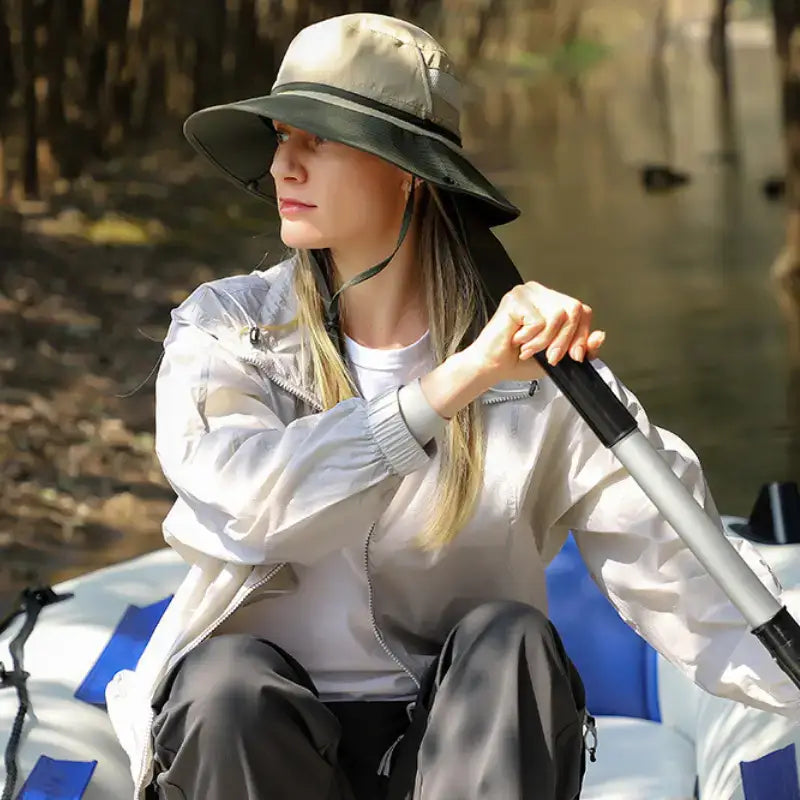 Chapeau randonnée femme anti-uv fonctionnel