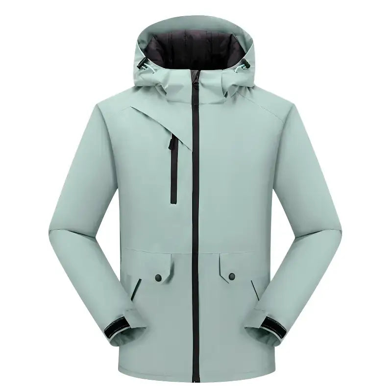 Veste randonnée verte unisexe sport