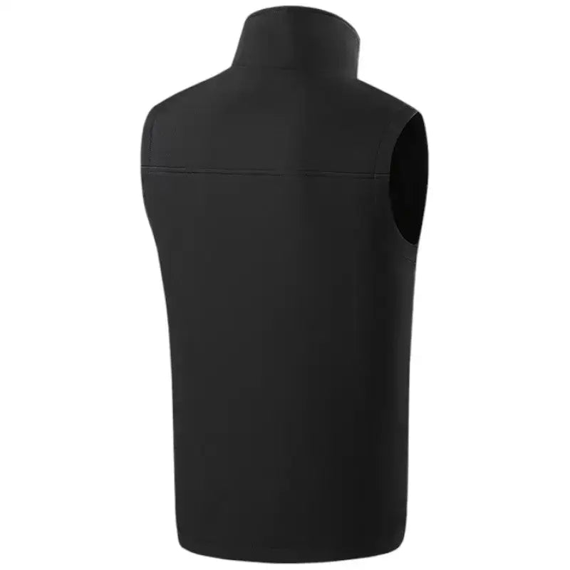 Gilet chauffant travail softshell - 8 zones usb - coupe-vent - 3 niveaux