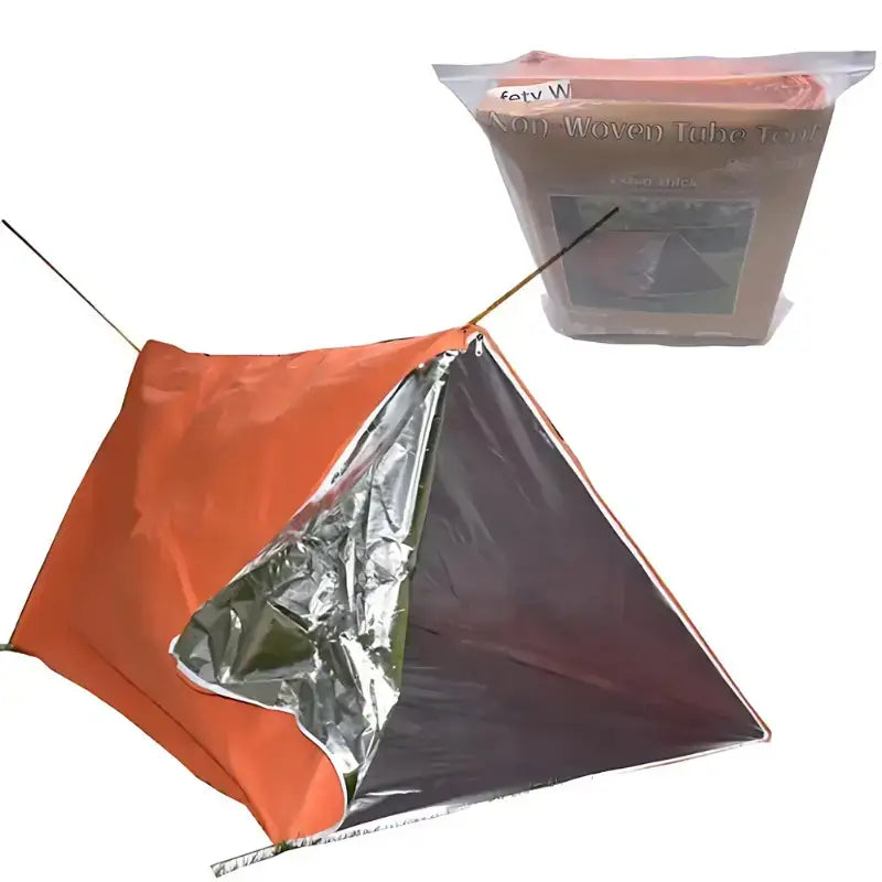 Abri survie grand froid film aluminium