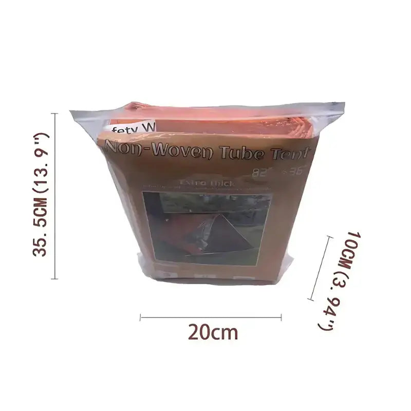 Abri survie grand froid film aluminium