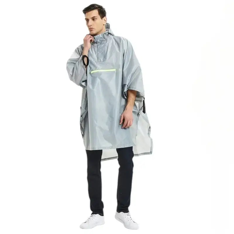 Poncho chasse orange haute visibilité