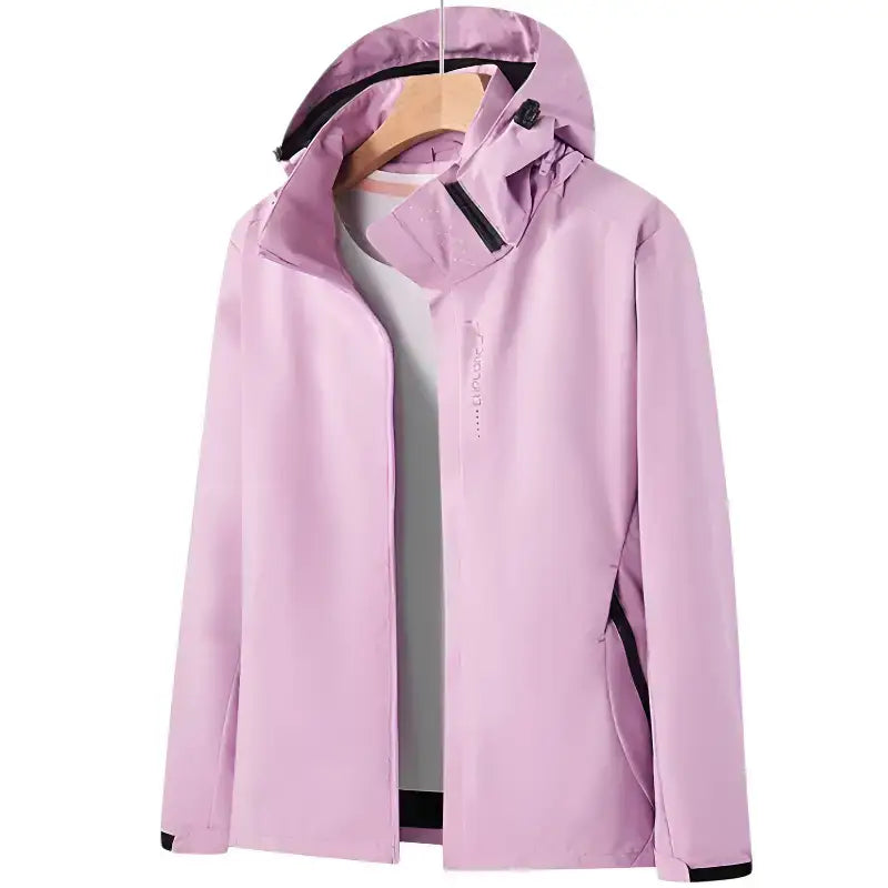 Veste randonnée femme capuche coupe-vent
