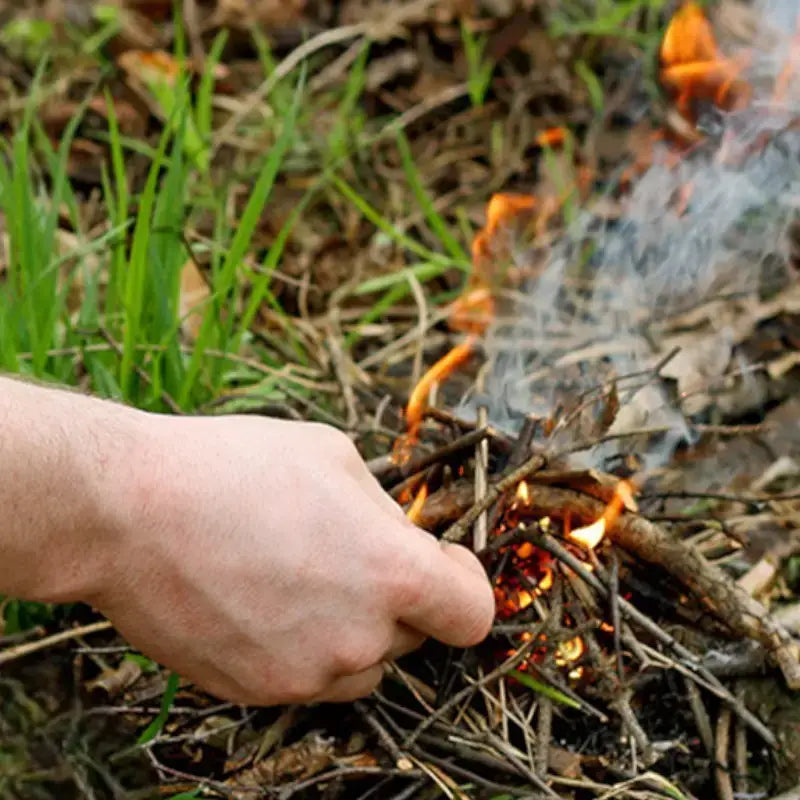 Allume-feu bois survie friction traditionnel