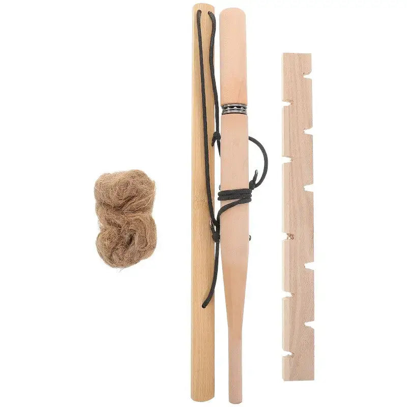 Allume-feu bois survie friction traditionnel