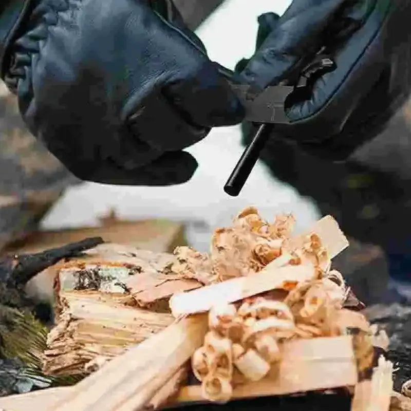 Allume-feu magnésium survie tige grattoir