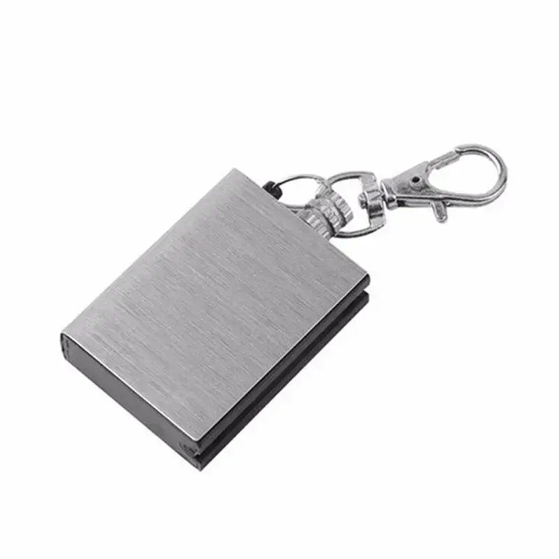 Allume-feu survie compact métal rechargeable