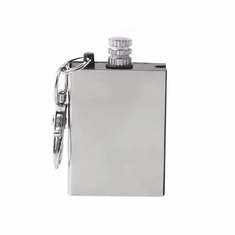 Allume-feu survie compact métal rechargeable