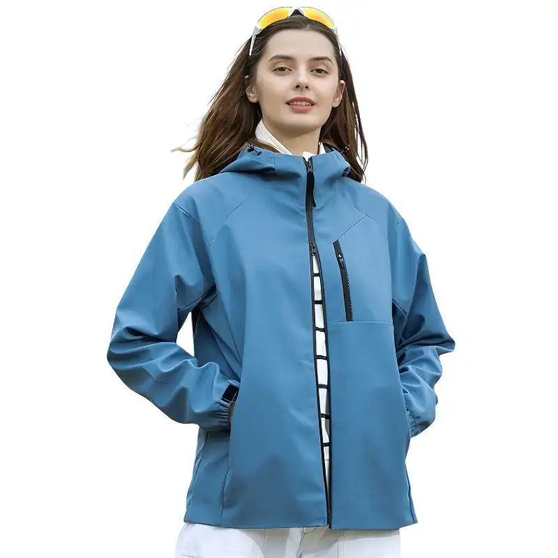 Veste softshell randonnée doublure maille