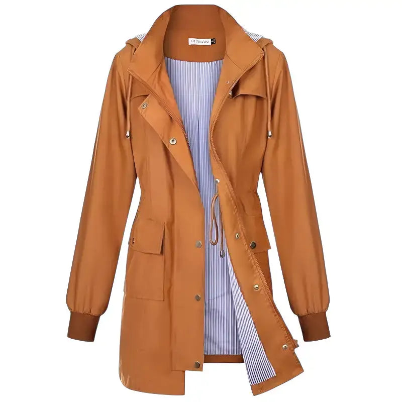 Parka imperméable femme mi-longue