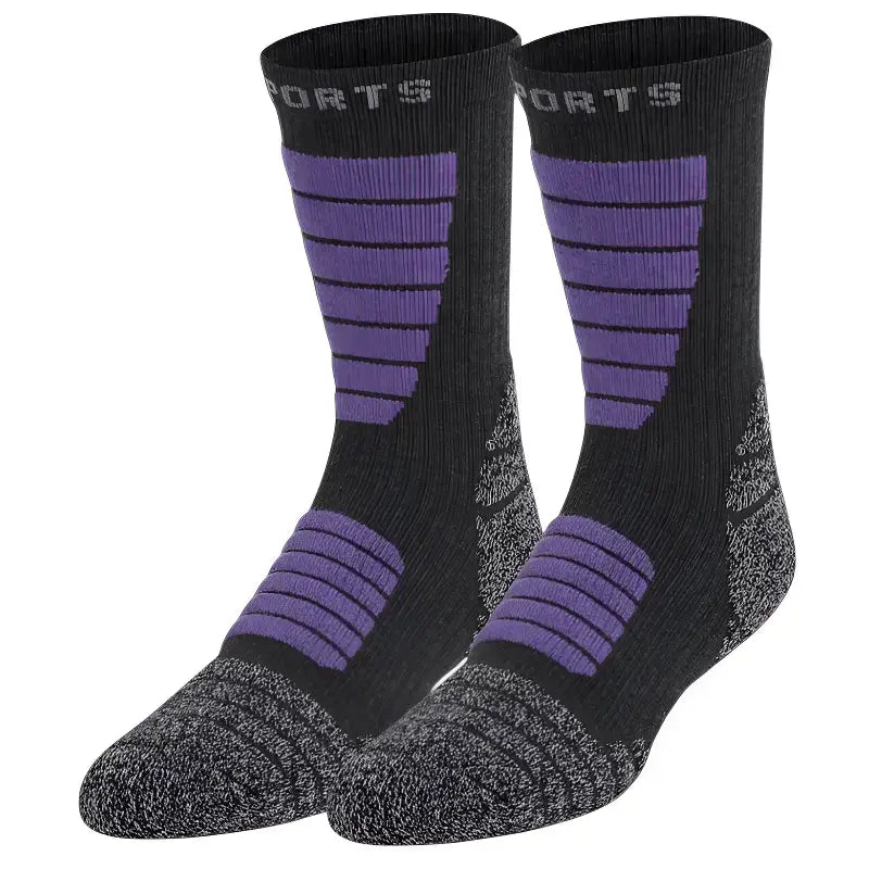 Chaussettes ski randonnée mérinos colorées