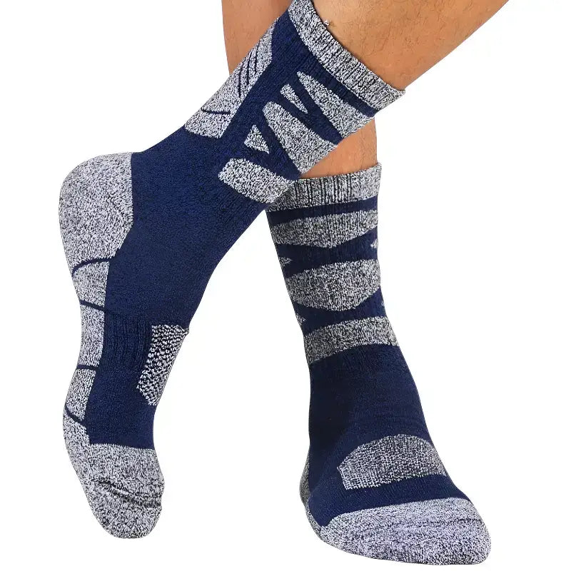 Pack 5 chaussettes randonnée coton mixte