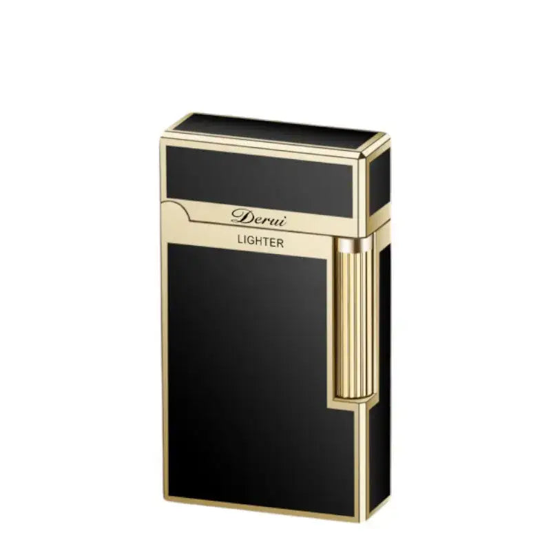 Briquet gaz élégant finition dorée