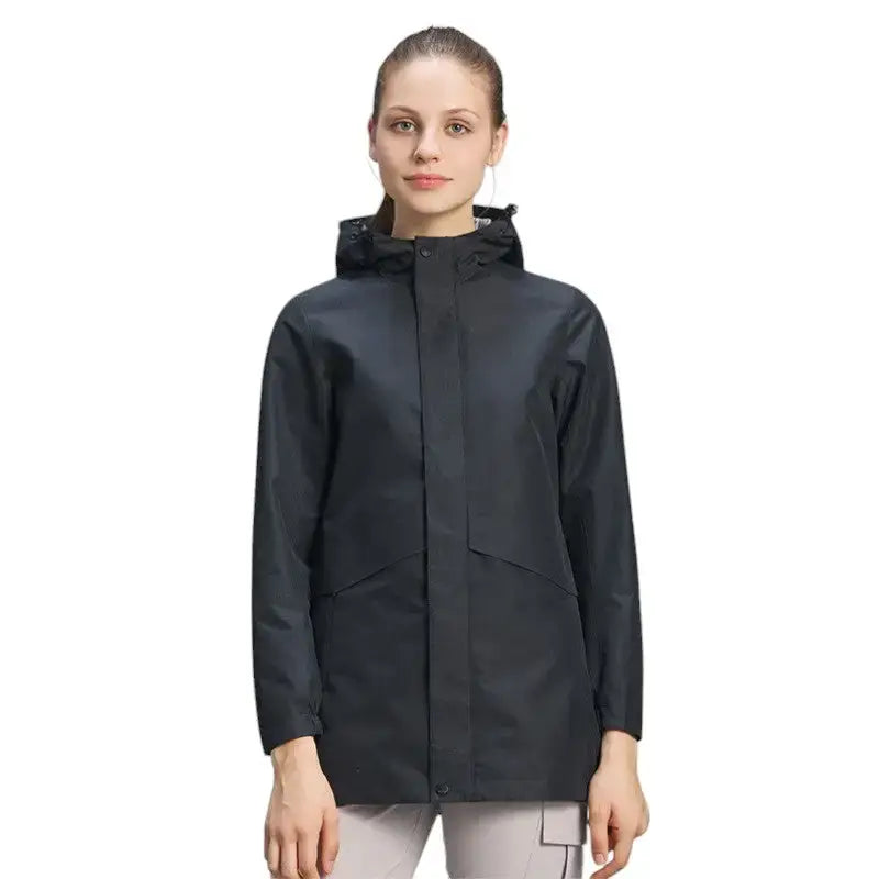 Veste pluie femme rose imperméable urbaine